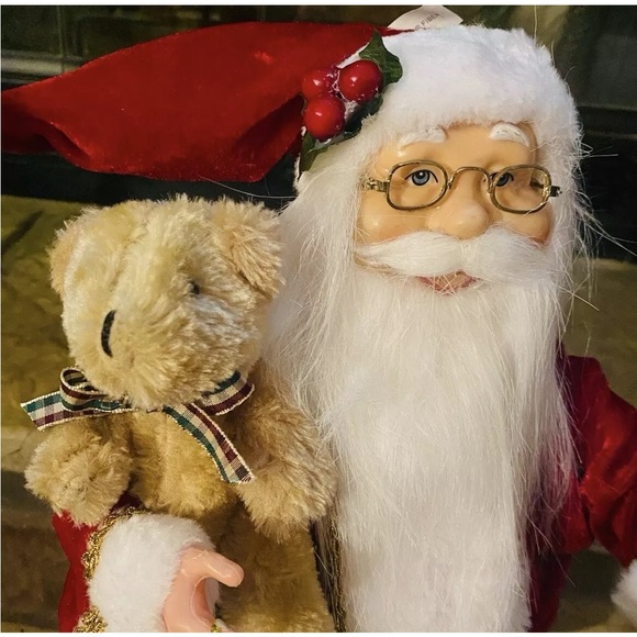 Santa Claus Lighted Decorative 18” Figurine Holiday Christmas Indoor Home Decor - Picture 7 of 11